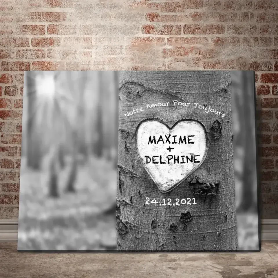 Tableau couple « Arbre cœur » Love-Gallery