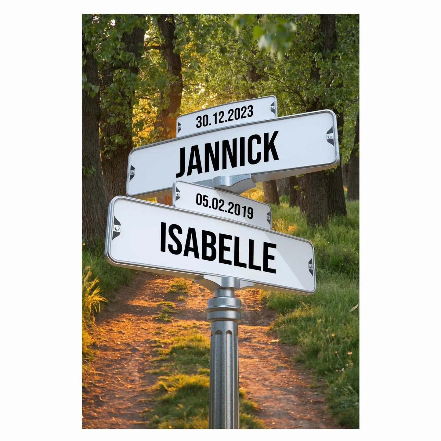Tableau prénom « chemin » Love-Gallery