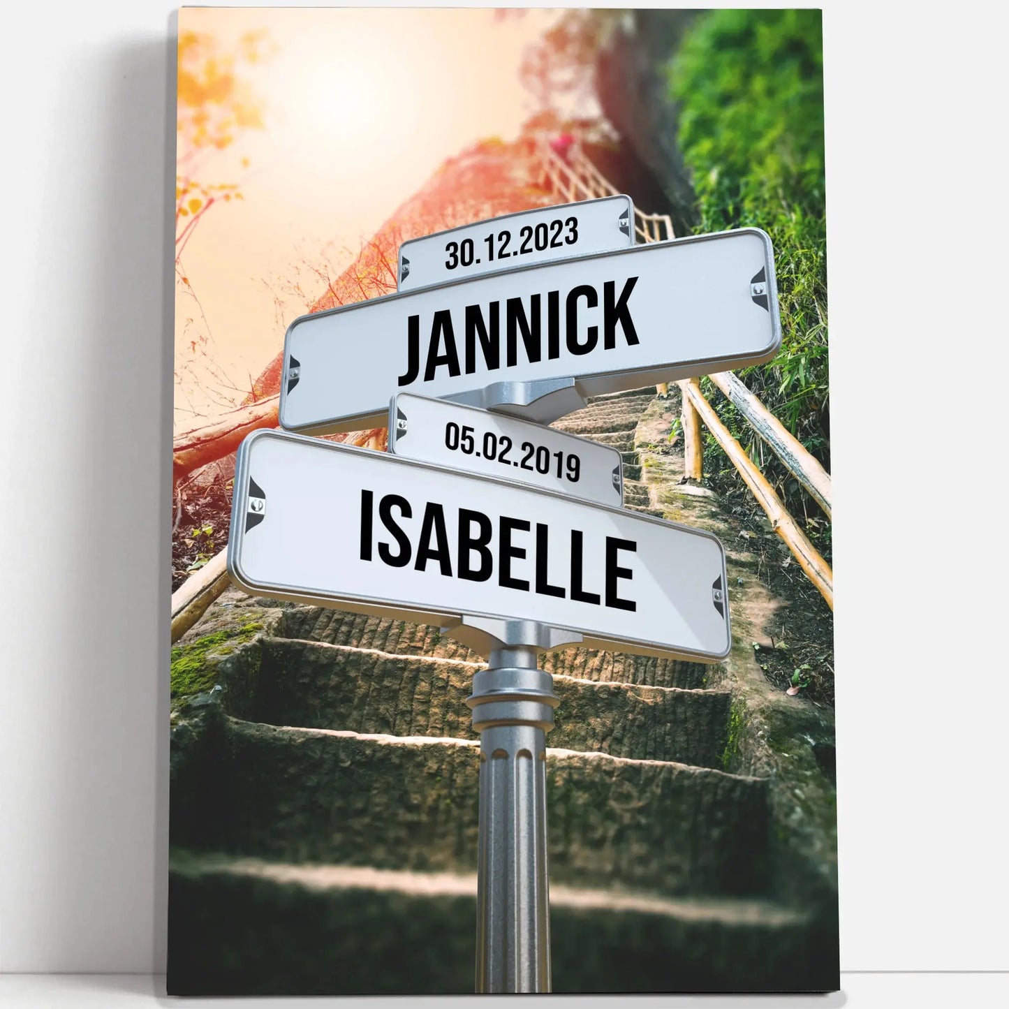 Tableau prénom « marche infinie » Love-Gallery