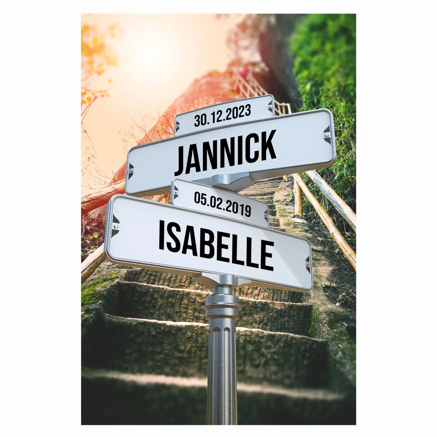 Tableau prénom « marche infinie » Love-Gallery