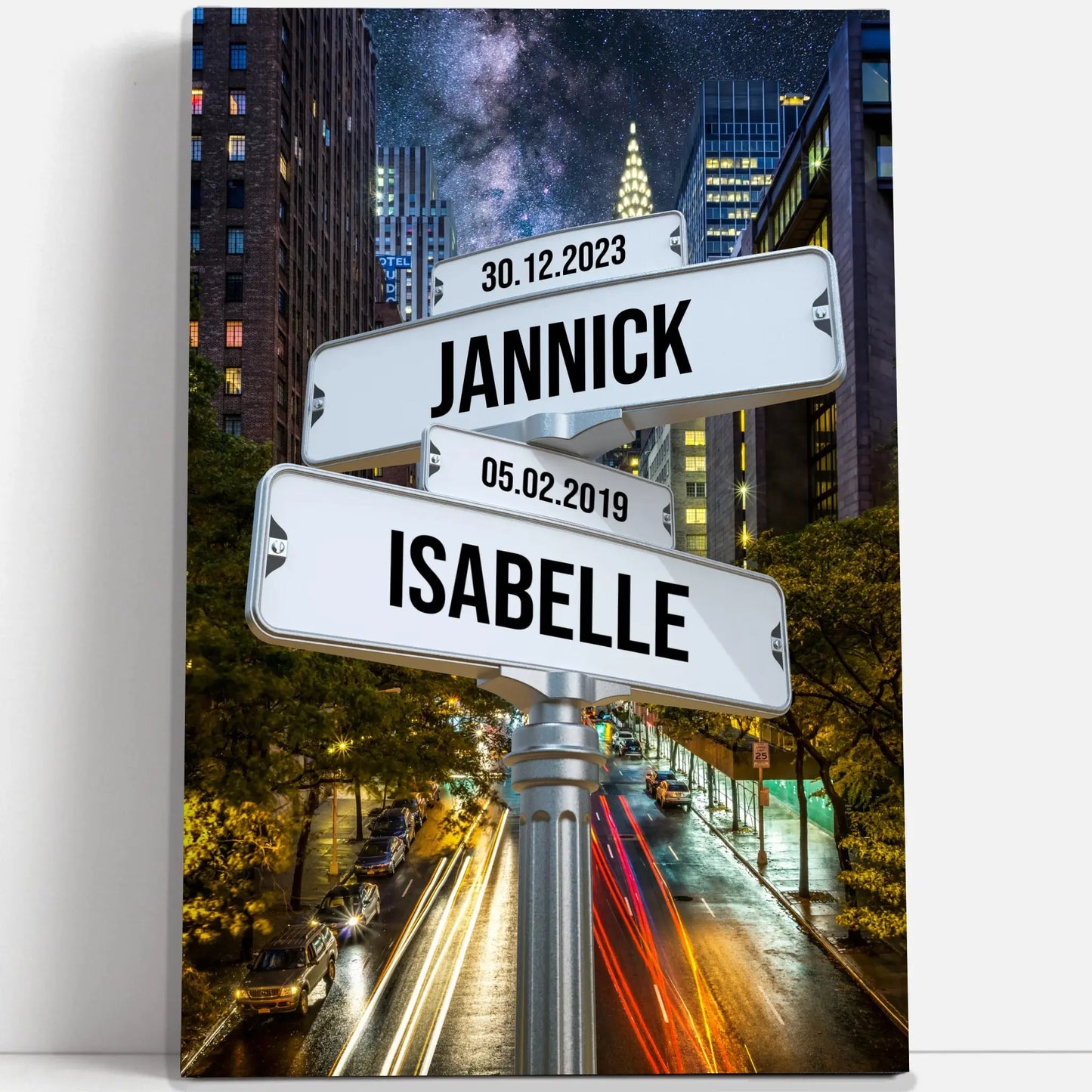 Tableau prénom « New York street » Love-Gallery