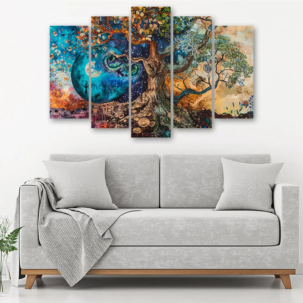 Tableau arbre de vie cosmique Love-Gallery