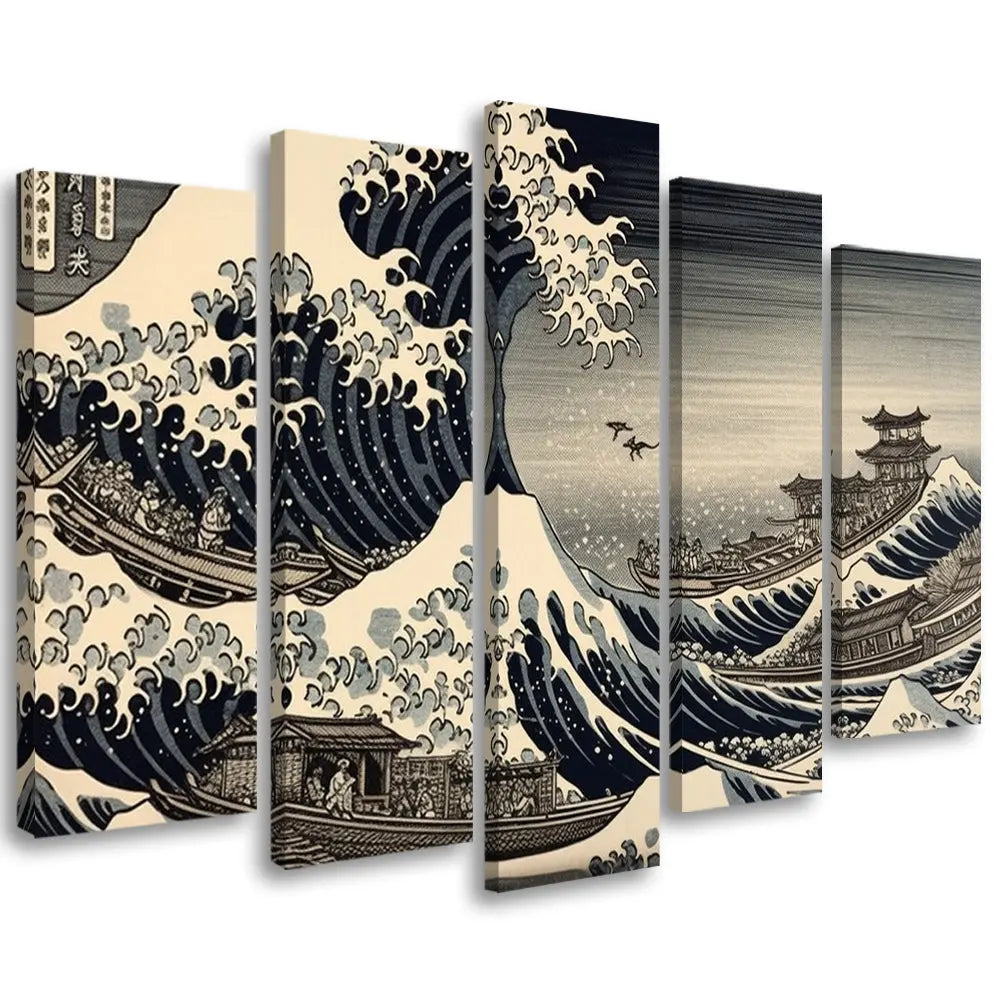 Tableau Katsushika Hokusai vague Love-Gallery