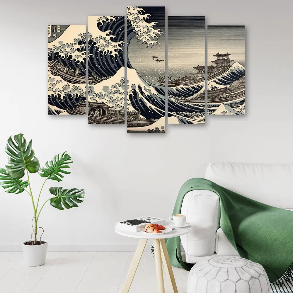 Tableau Katsushika Hokusai vague Love-Gallery