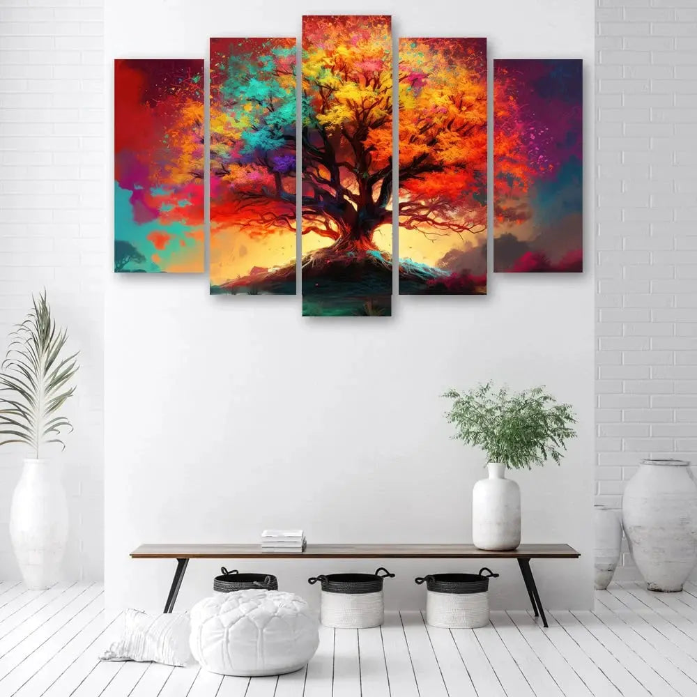 Tableau arbre de vie coloré Love-Gallery