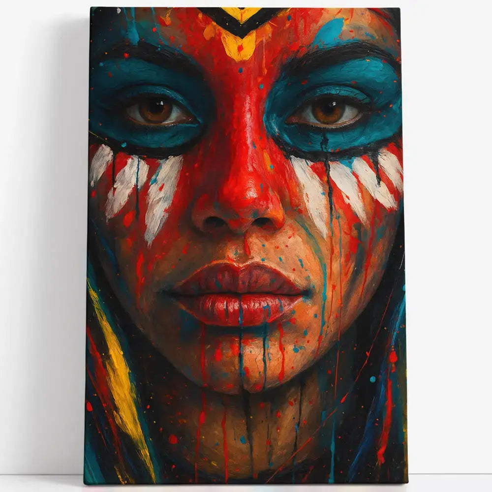 Tableau indienne abstrait Love-Gallery