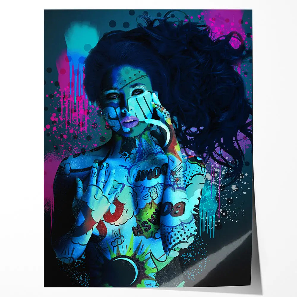 Tableau femme sexy pop art Love-Gallery