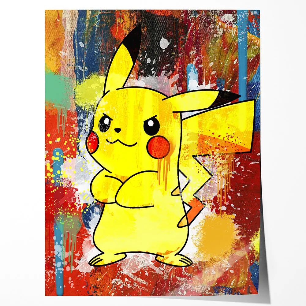 Tableau pop art pikachu Love-Gallery