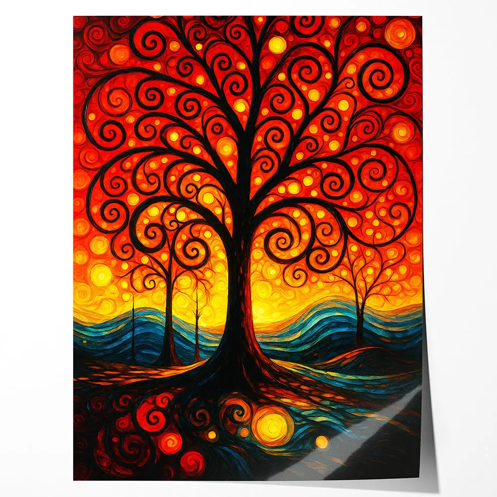 Tableau arbre de vie klimt coloré Love-Gallery
