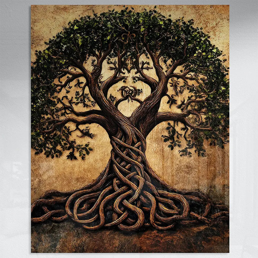 Tableau arbre de vie celtique