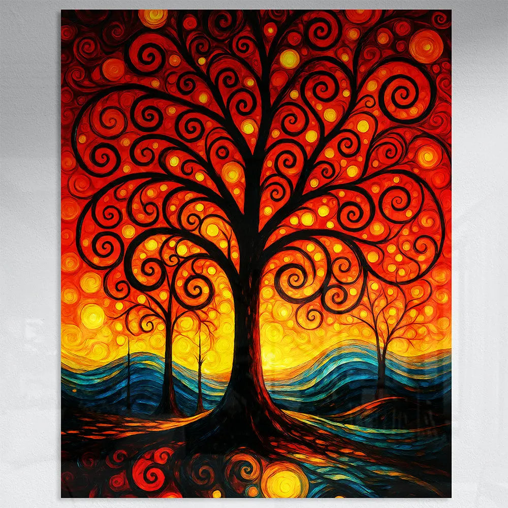 Tableau arbre de vie klimt coloré Love-Gallery