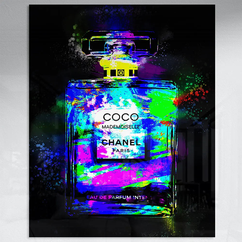 Tableau pop art coco violet Love-Gallery