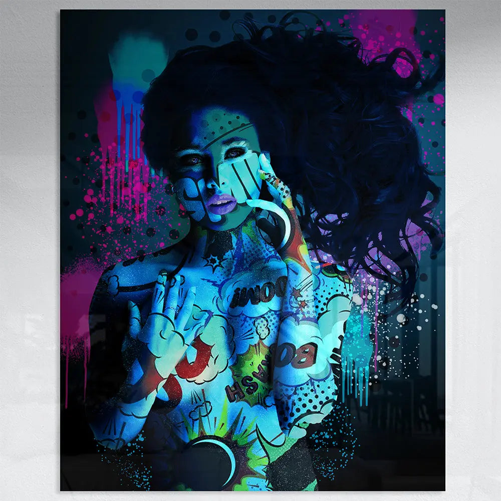 Tableau femme sexy pop art Love-Gallery