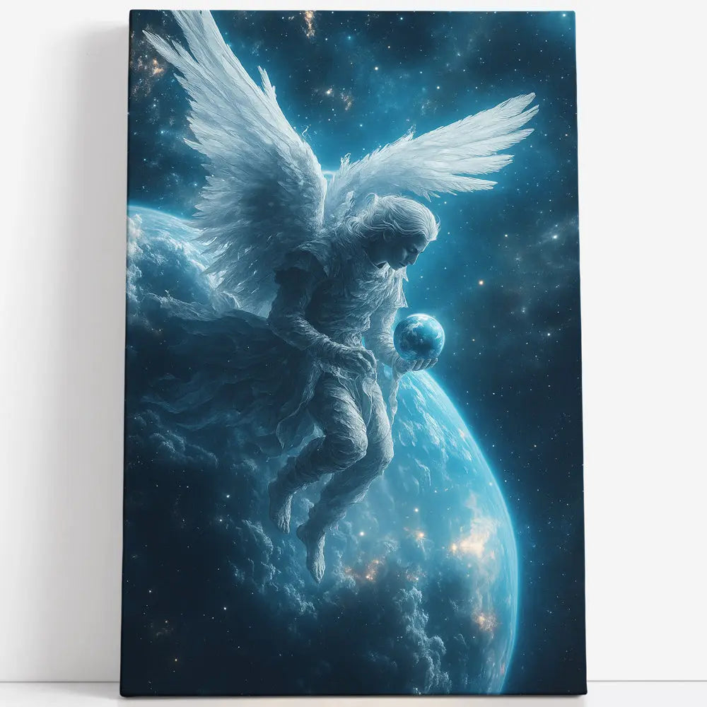 Tableau ange gardien cosmique Love-Gallery