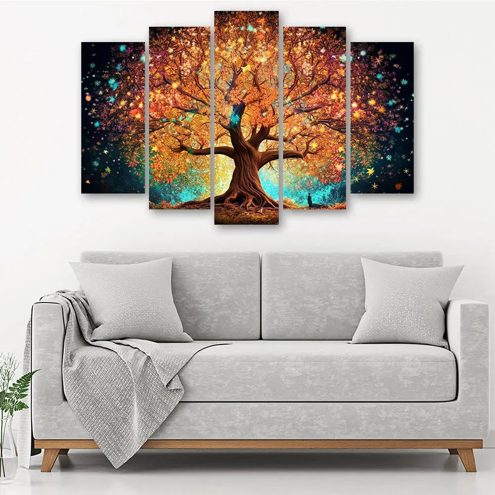 Tableau arbre de vie doré Love-Gallery