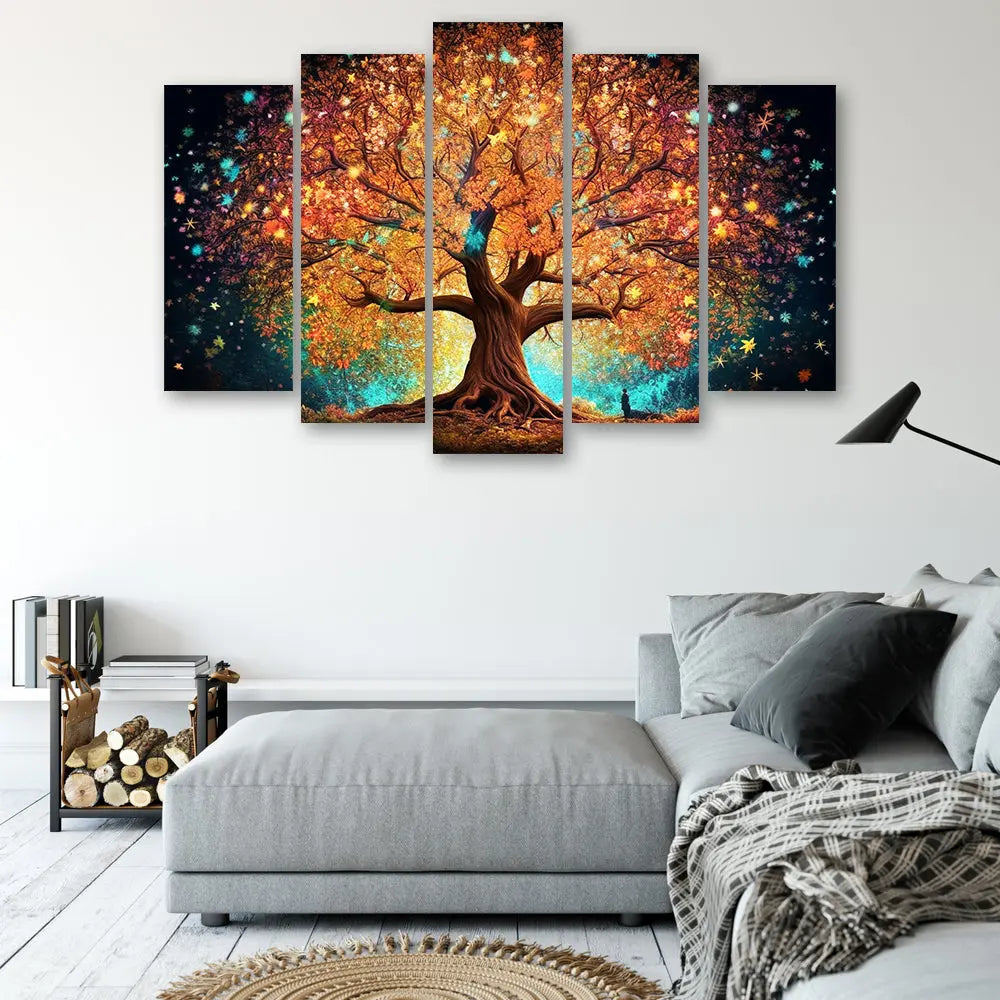 Tableau arbre de vie doré Love-Gallery