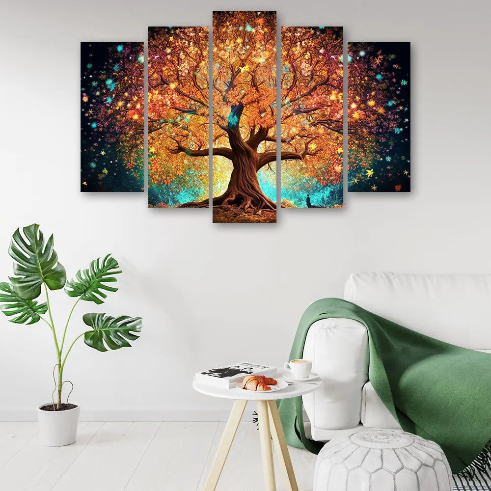 Tableau arbre de vie doré Love-Gallery