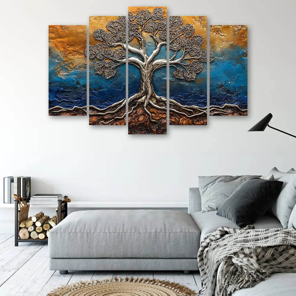 Tableau arbre de vie relief abstrait Love-Gallery