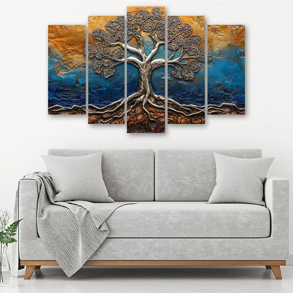 Tableau arbre de vie relief abstrait Love-Gallery