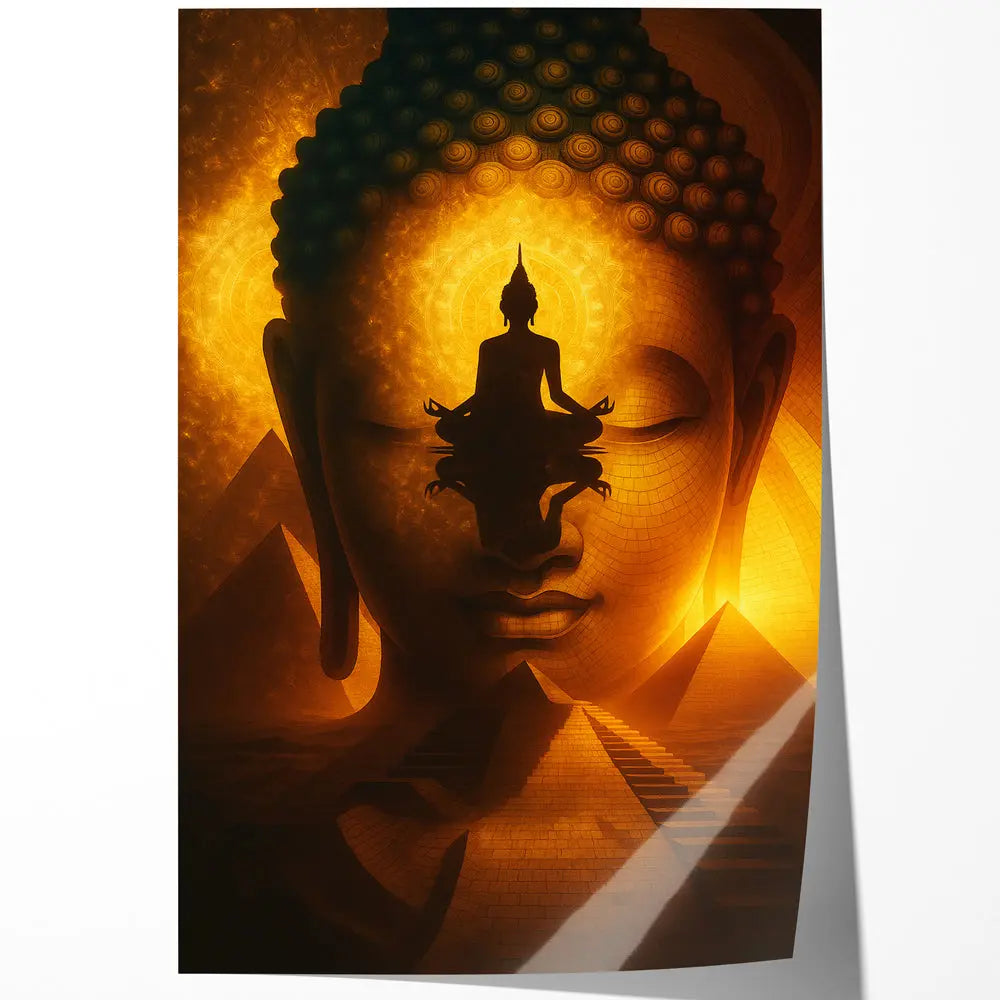 Tableau Bouddha éveil oriental Love-Gallery