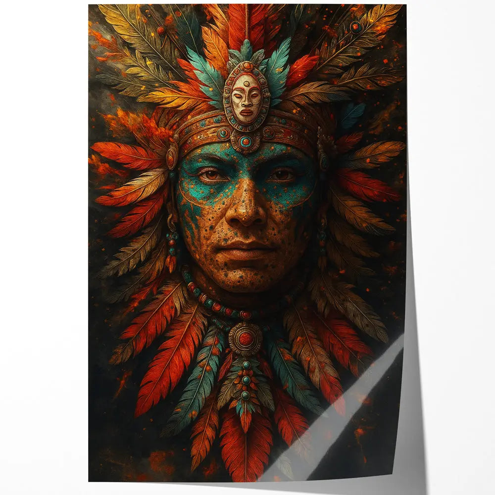 Tableau chef indien tribal Love-Gallery