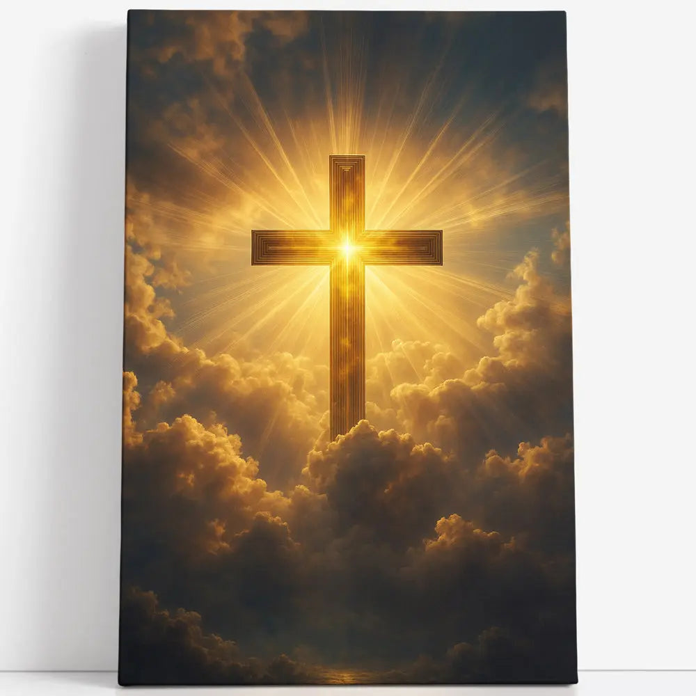 Tableau croix divine lumineuse Love-Gallery