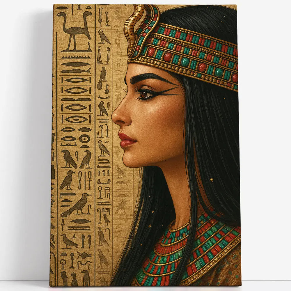 Tableau reine égyptienne hiéroglyphes Love-Gallery