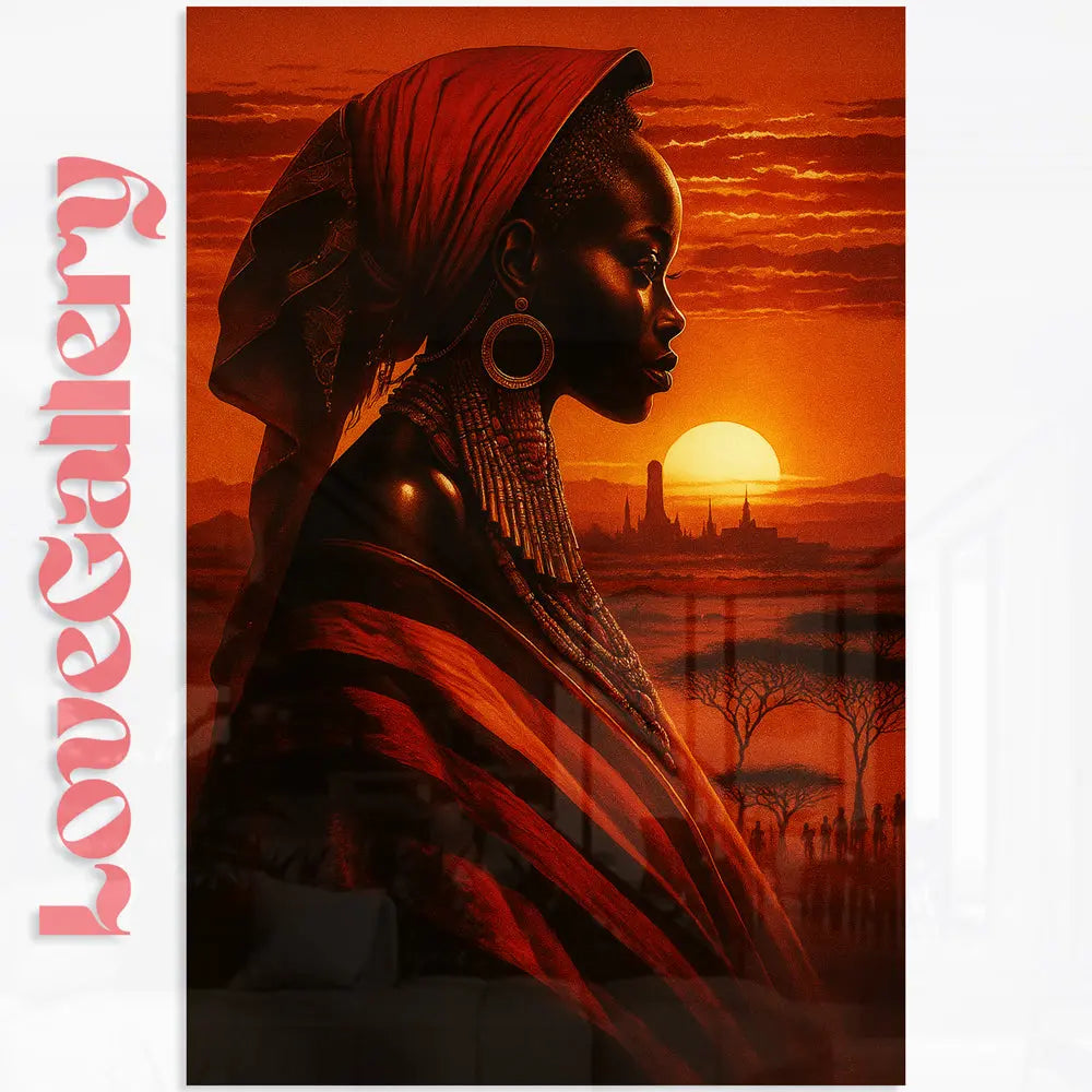 Tableau Maasaï tribale Love-Gallery