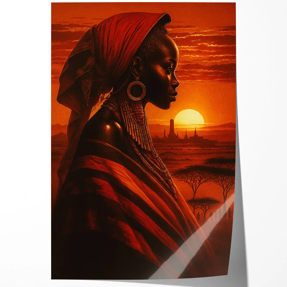 Tableau Maasaï tribale Love-Gallery