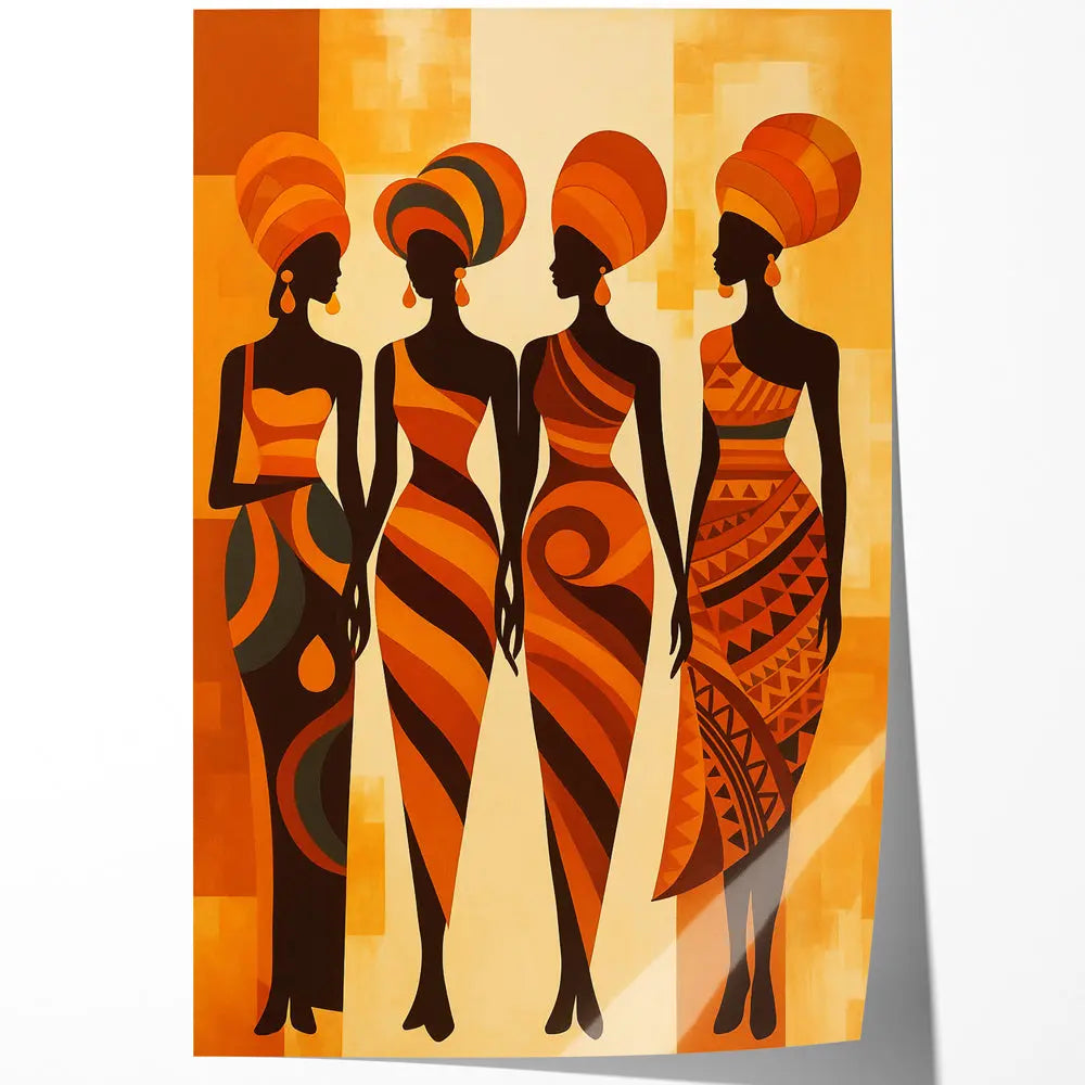Tableau femmes africaines Silhouettes Love-Gallery