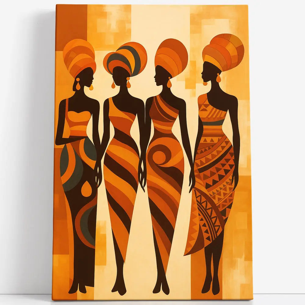 Tableau femmes africaines Silhouettes Love-Gallery