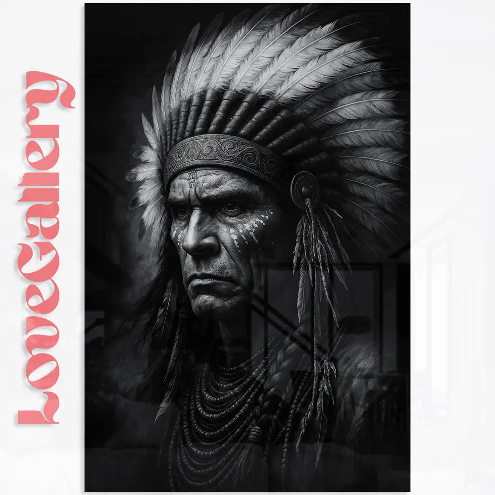 Tableau portrait indien Love-Gallery