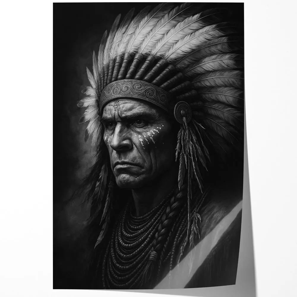 Tableau portrait indien Love-Gallery