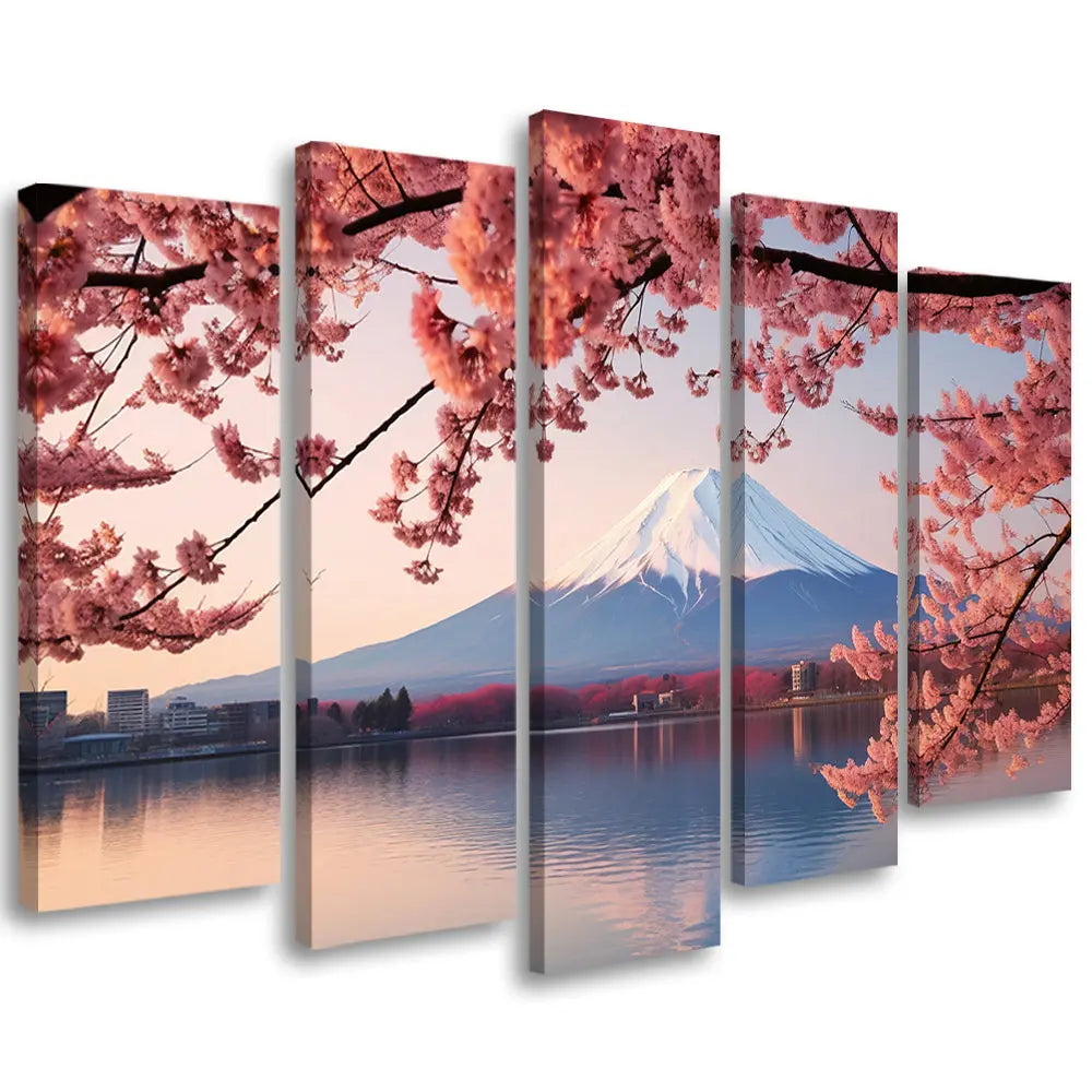 Tableau japonais mont fuji cerisier Love-Gallery