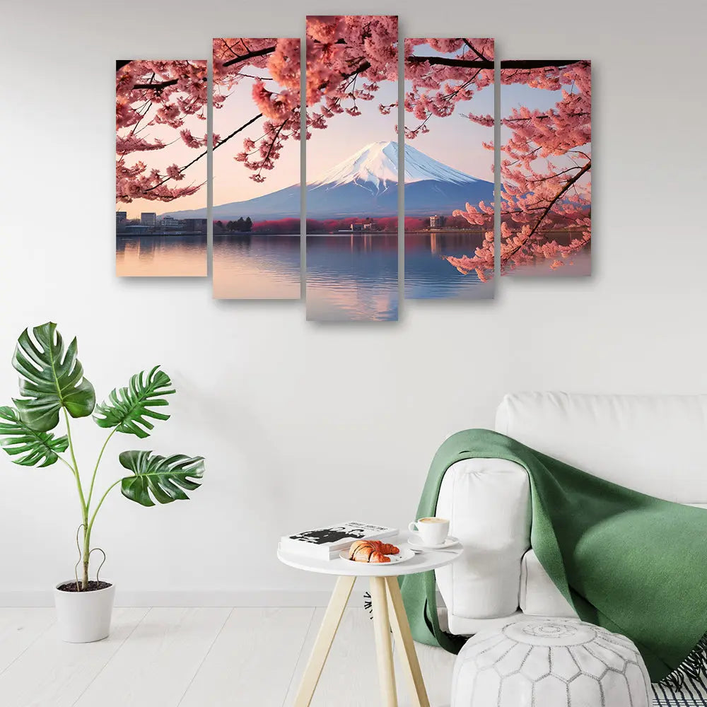 Tableau japonais mont fuji cerisier Love-Gallery