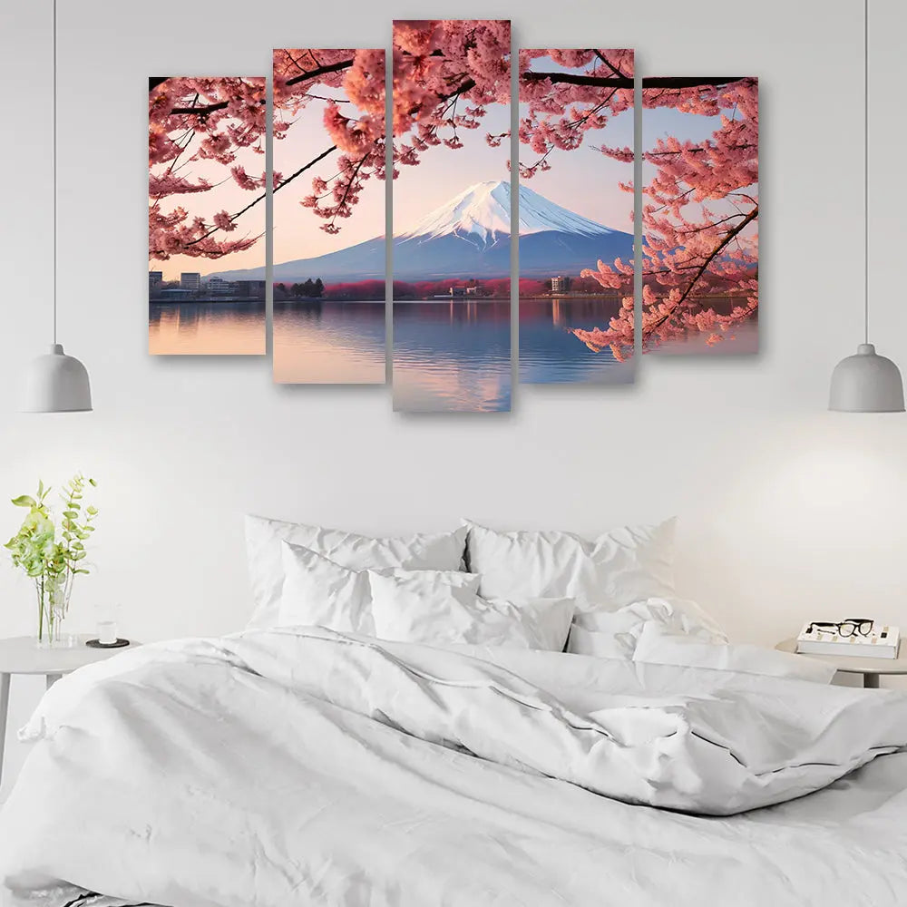 Tableau japonais mont fuji cerisier Love-Gallery