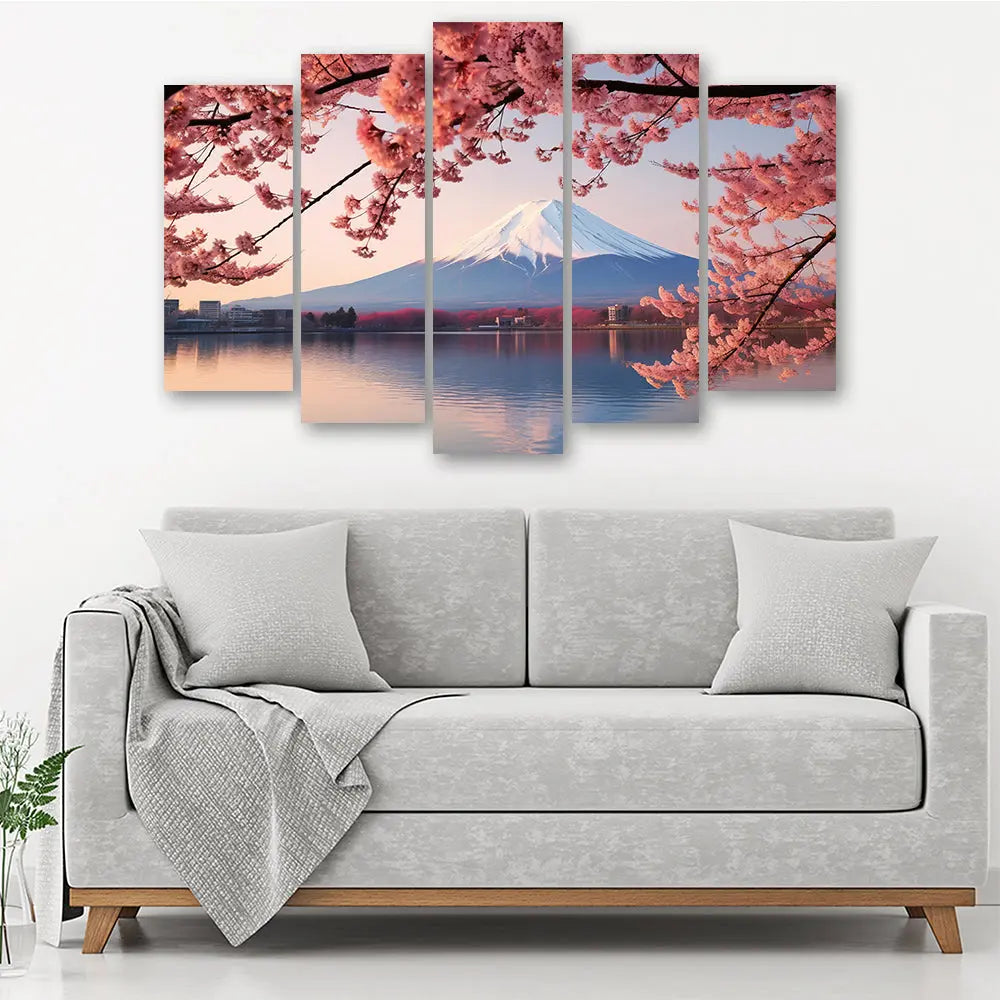 Tableau japonais mont fuji cerisier Love-Gallery