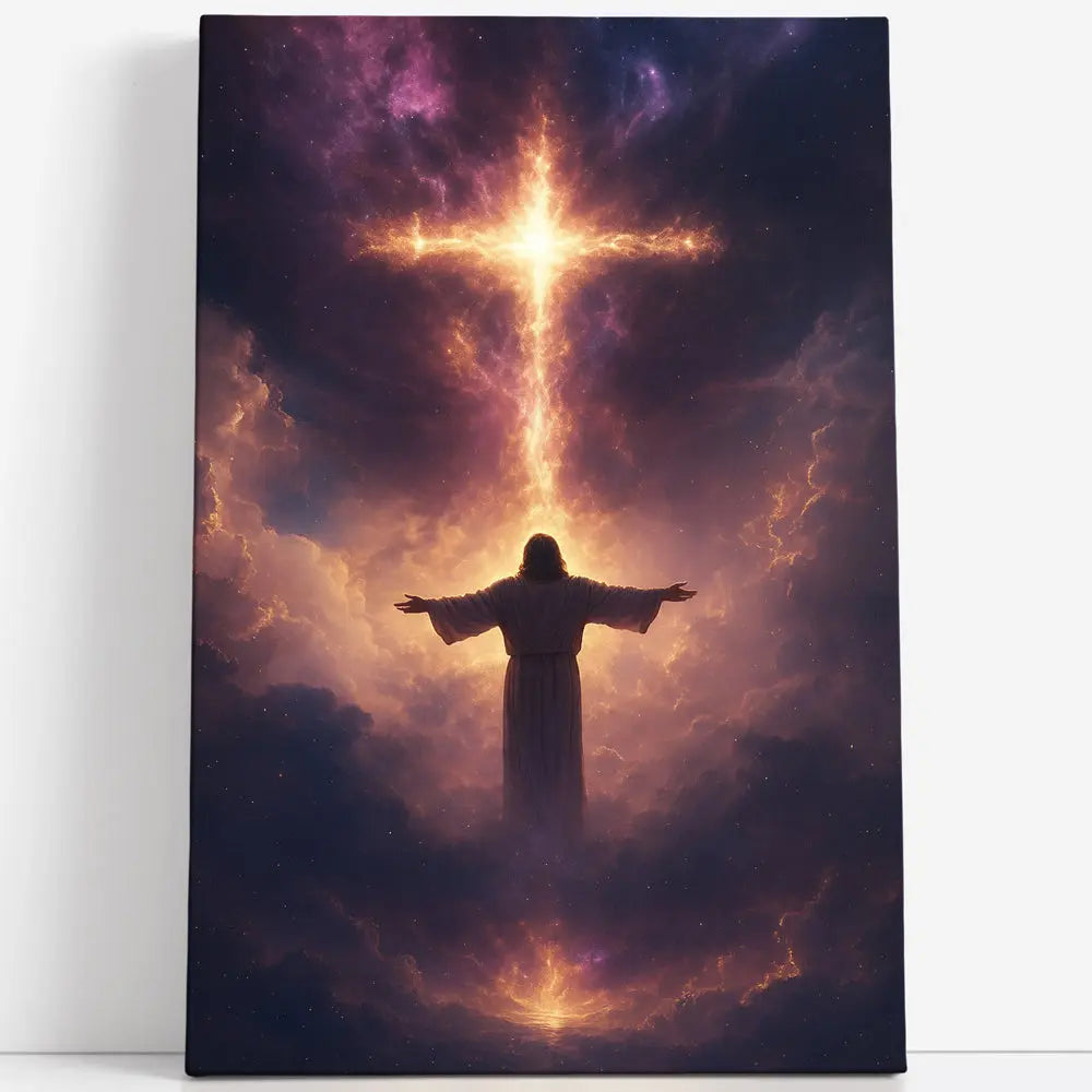 Tableau Jesus devant la Croix Love-Gallery
