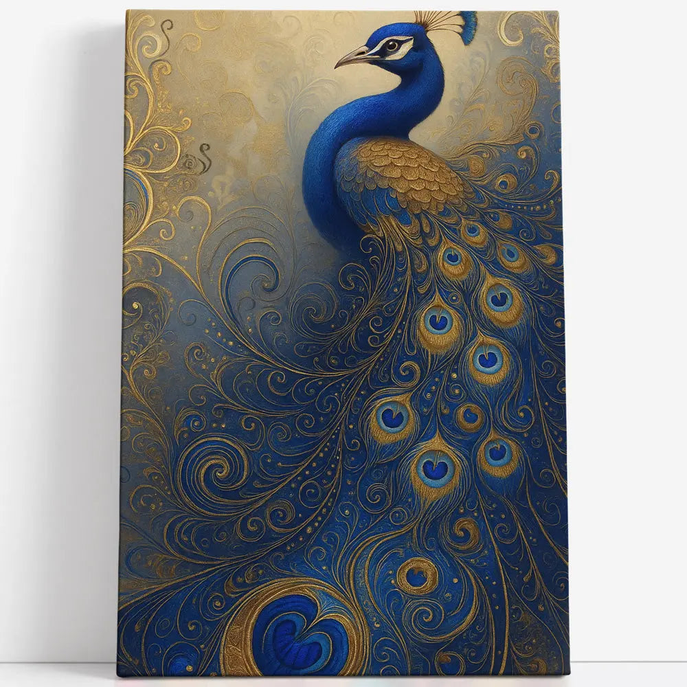 Tableau paon artdeco design Love-Gallery