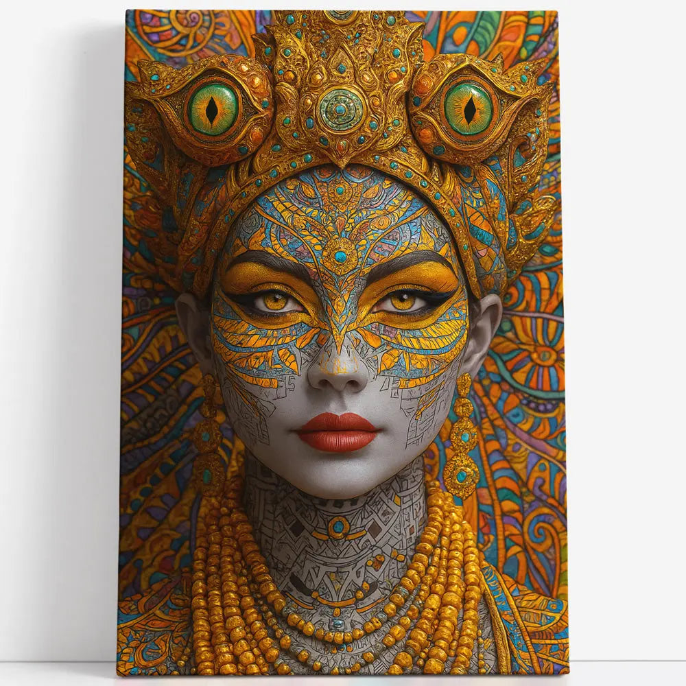Tableau reine art indien Love-Gallery