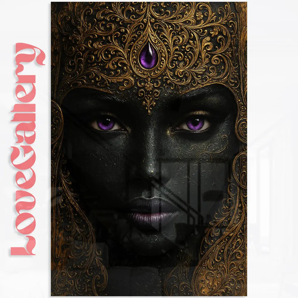 Tableau reine noir mystique Love-Gallery