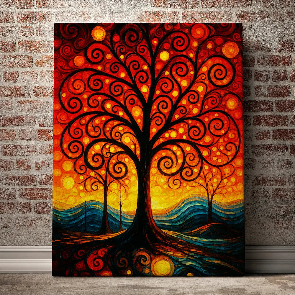 Tableau arbre de vie klimt coloré Love-Gallery