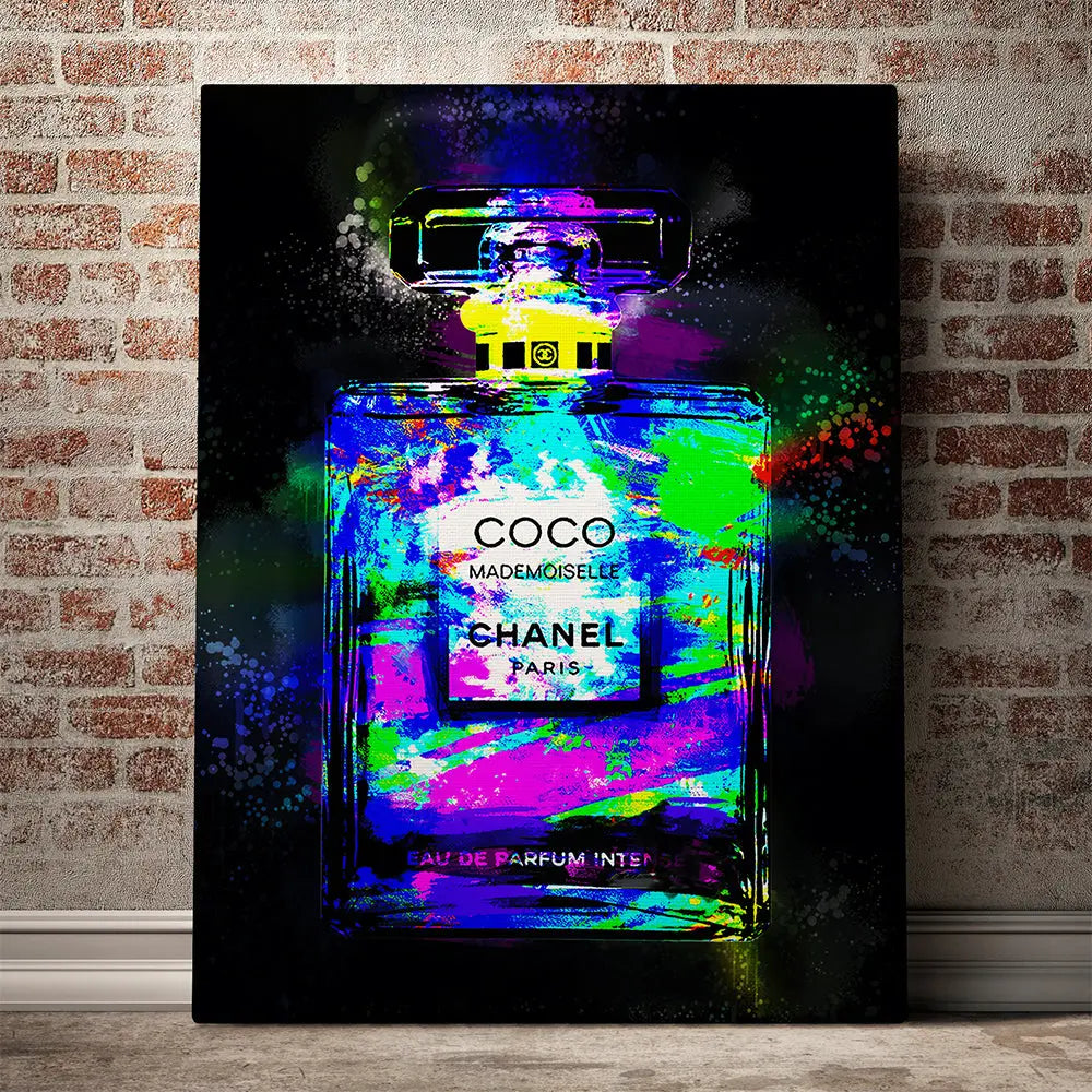 Tableau pop art coco violet Love-Gallery