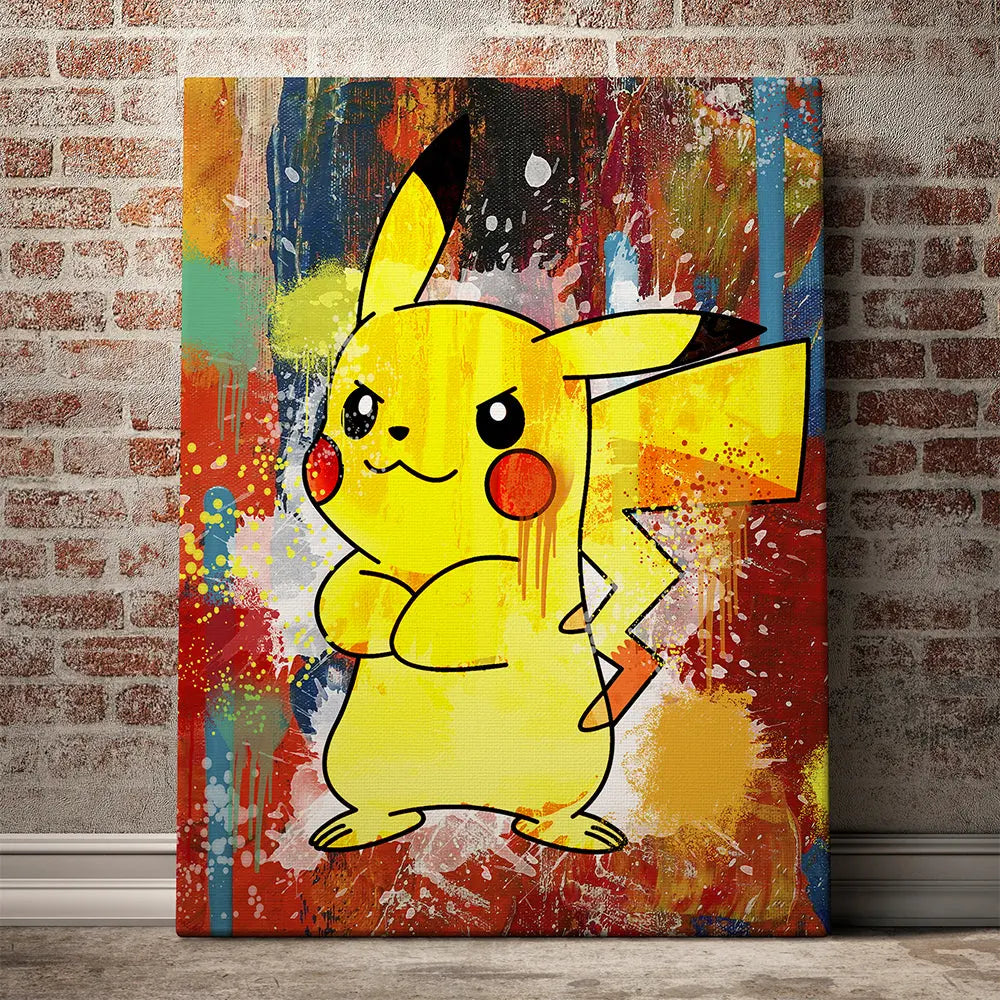 Tableau pop art pikachu Love-Gallery