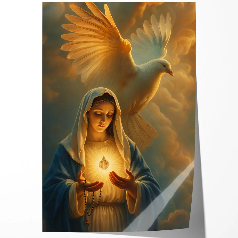 Tableau La Lumière de Marie et l'Esprit Saint Love-Gallery