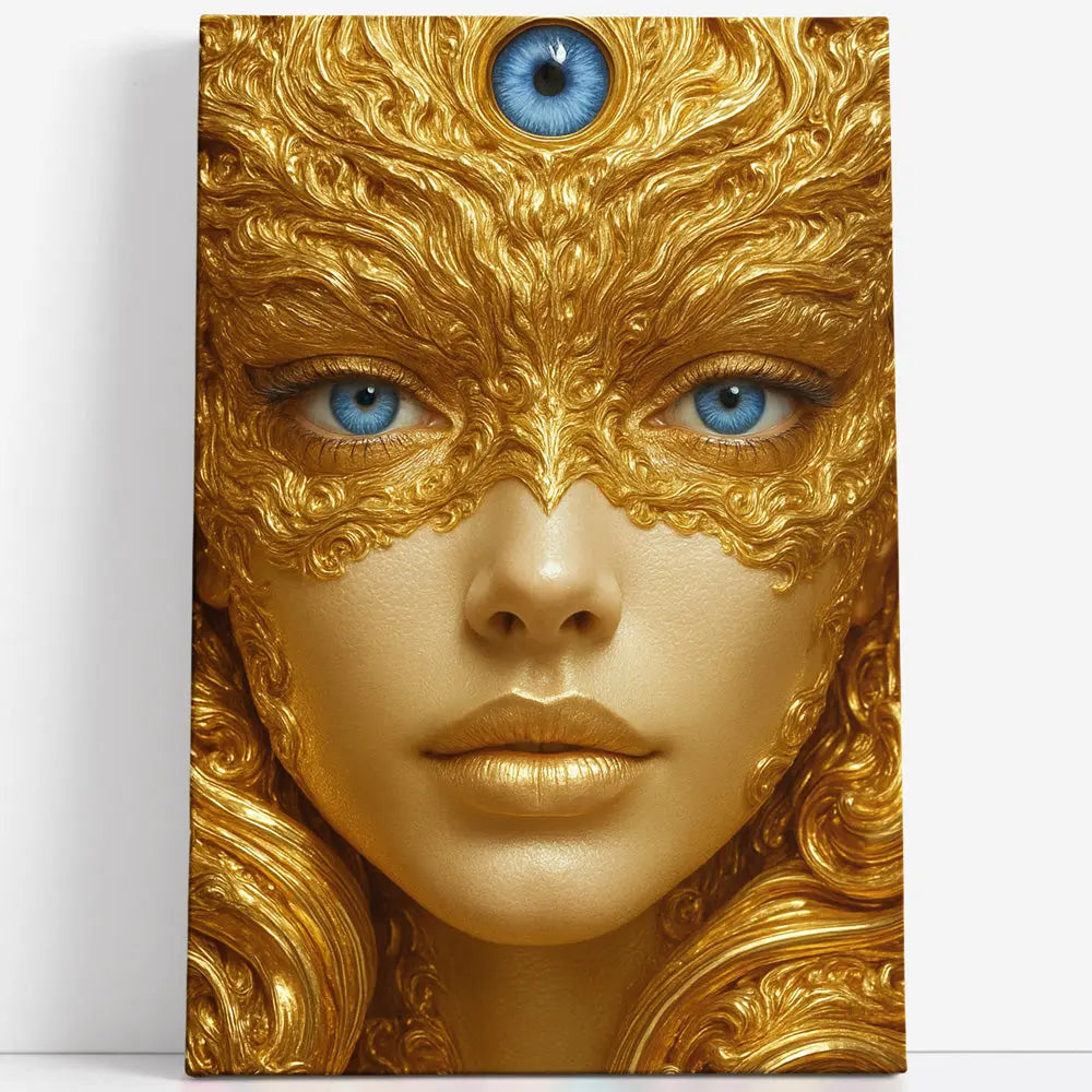 Tableau visage divin troisième oeil Love-Gallery
