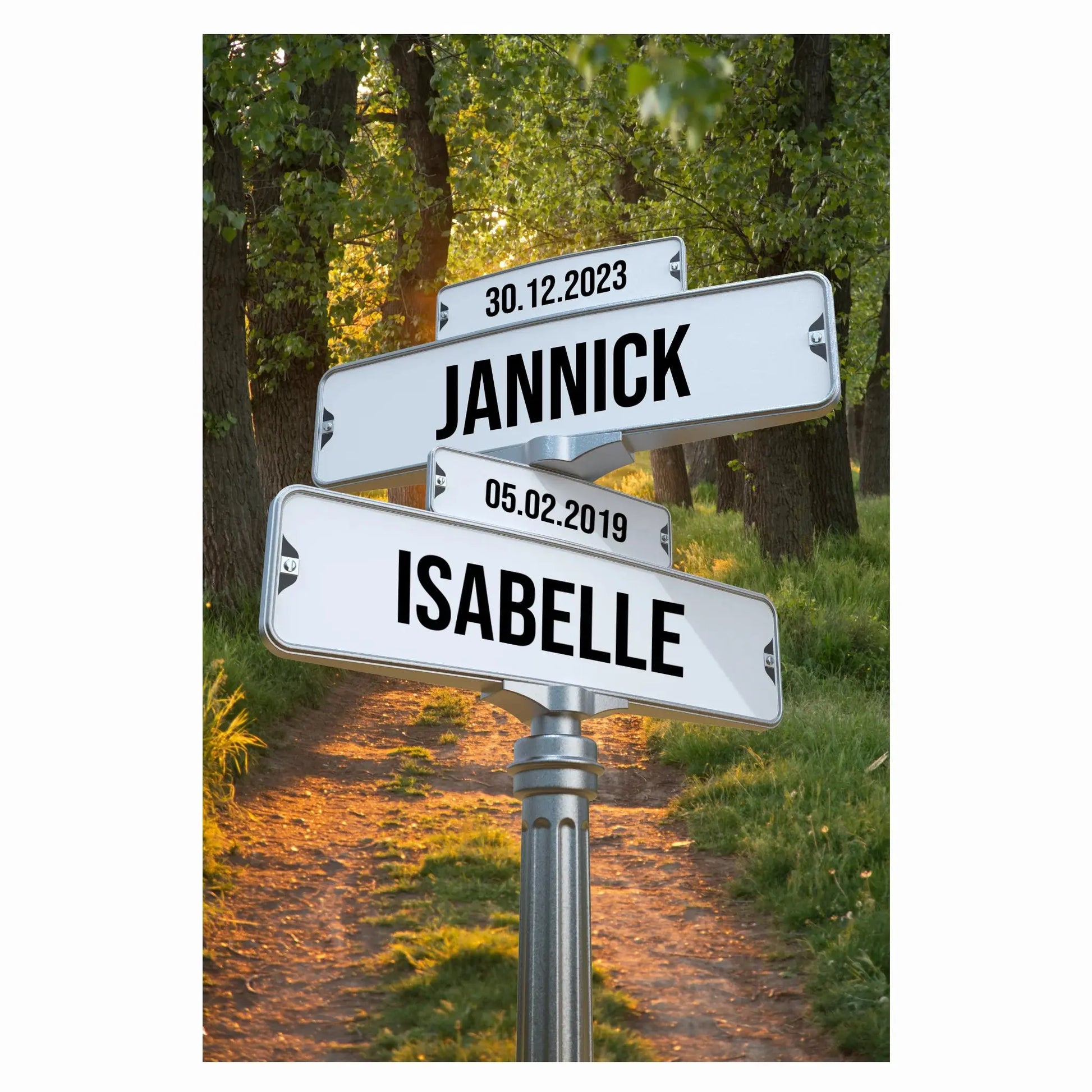 Tableau prénom « chemin » Love-Gallery