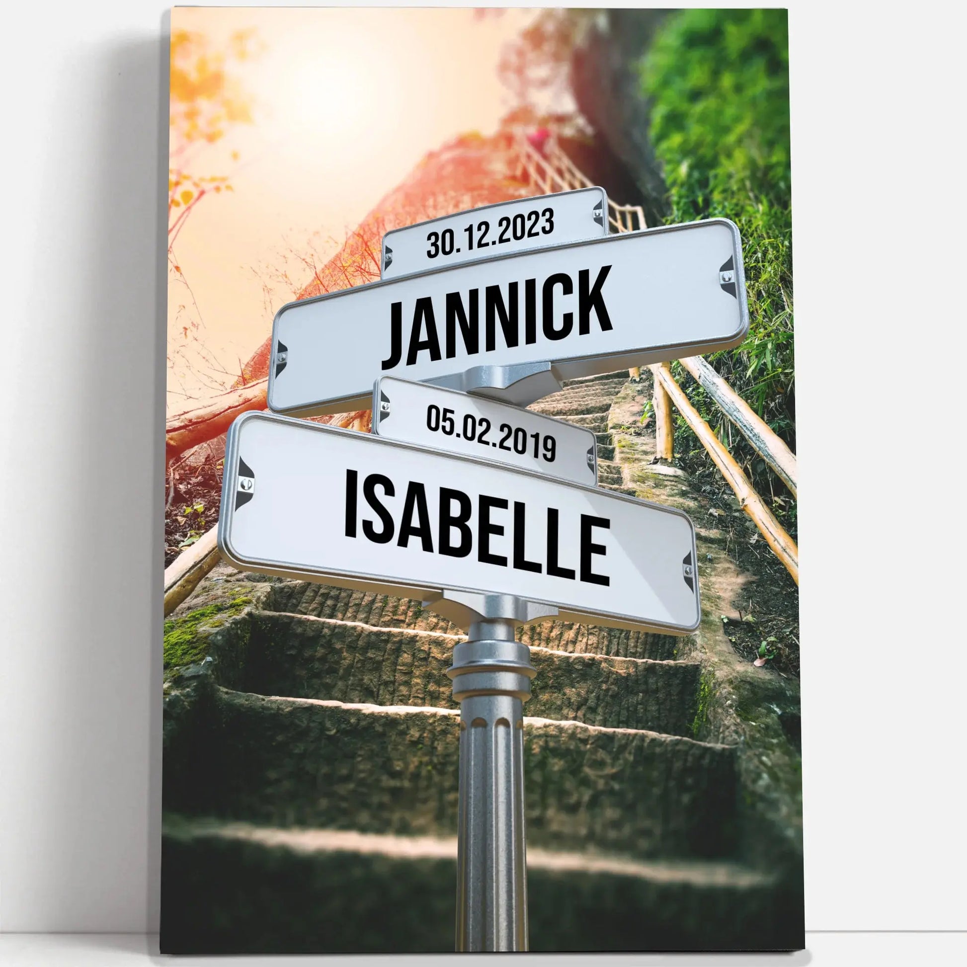 Tableau prénom « marche infinie » Love-Gallery