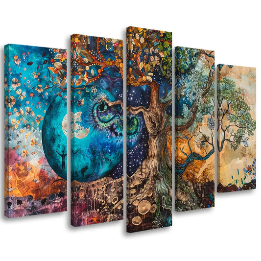 Tableau arbre de vie cosmique Love-Gallery