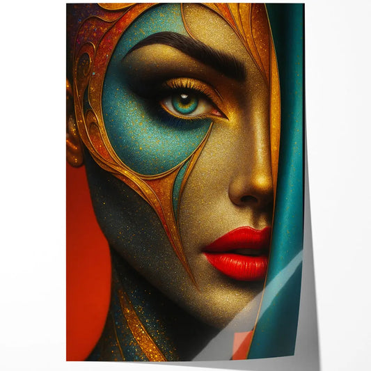 Tableau portrait femme moderne